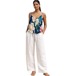 FARM Rio Floral Camisole in Blue and Pink